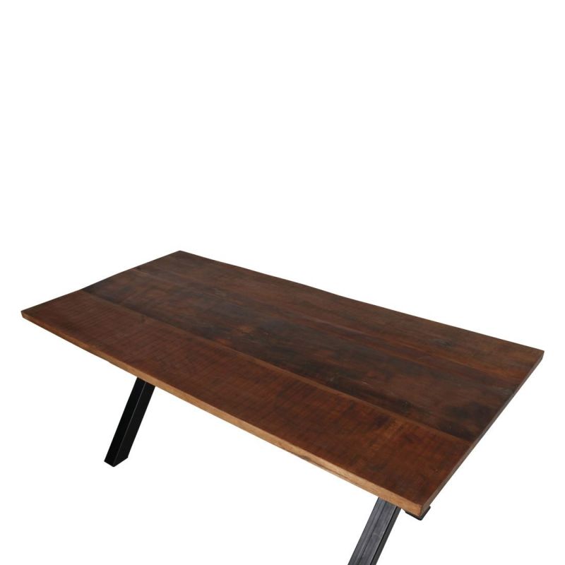 Factory Large Reclaimed Wood Dining Table Smithers Reclaimed Wood Dining Tables £1,716.67 Kitchen Diner Reclaimed Wood Iron p...