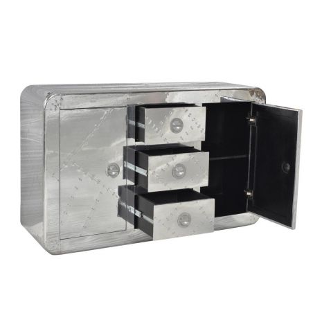 Aviator Sideboard – Luxury Storage for Kitchen & Office Spaces Smithers Office £2,400.00 All Rooms Aluminium product_features