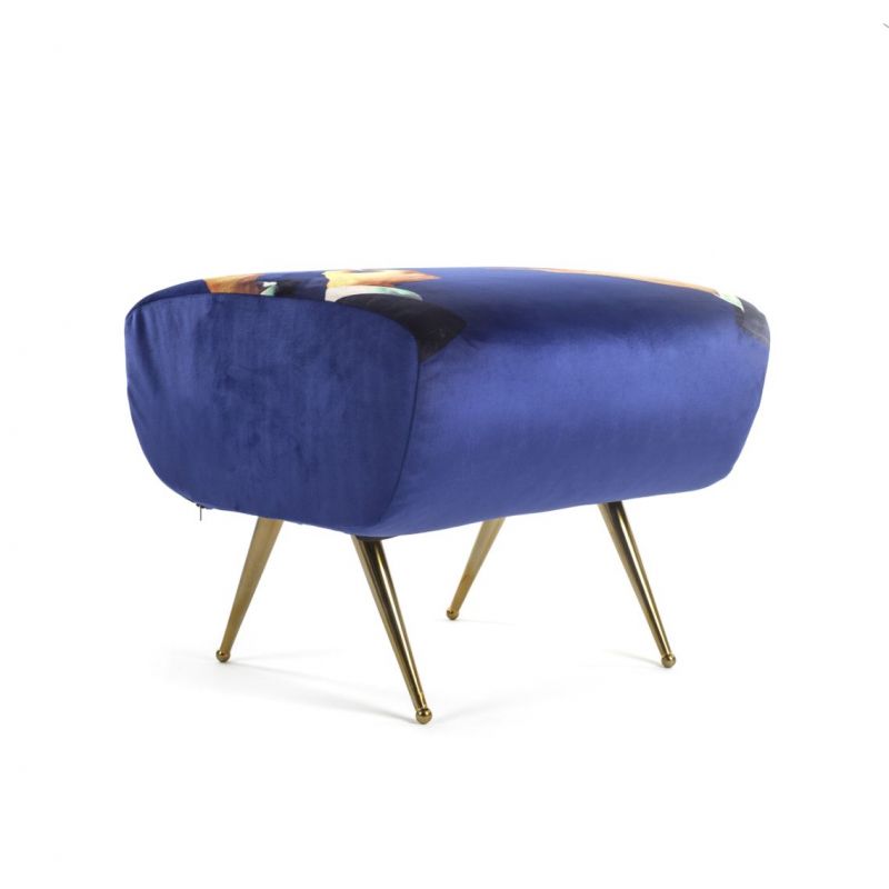 Seletti Footstool Seletti Seletti £388.00 All Rooms Mango Wood Anodised Brass product_features