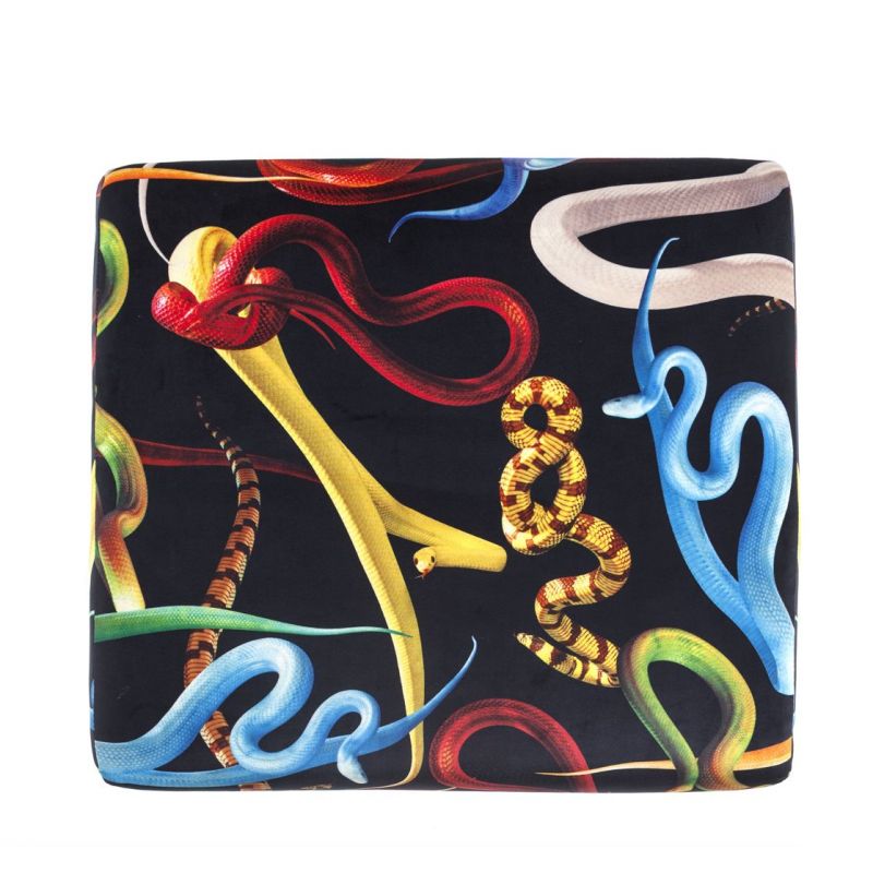 Seletti Footstool Seletti Seletti £388.00 All Rooms Mango Wood Anodised Brass product_features