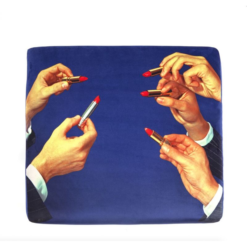 Seletti Footstool Seletti Seletti £388.00 All Rooms Mango Wood Anodised Brass product_features