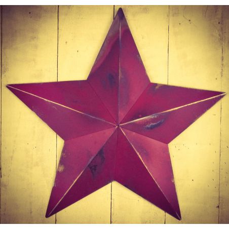 Red Amish Tin Star Smithers Signs £124.00      product_features