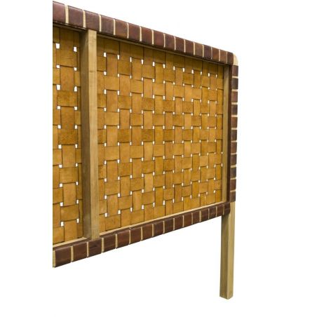 White Leather Headboard Archives £403.00 Bedroom Mango Wood product_features