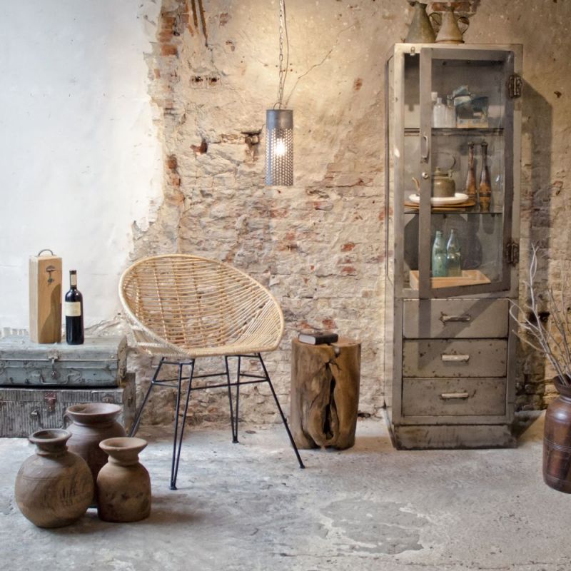 Jungle Jane Rattan Bucket Chair Smithers Retro Furniture £350.00 Conservatory Wicker Iron product_features