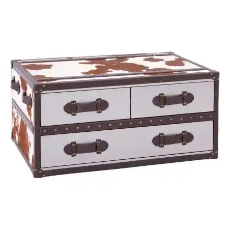 Cowhide Trunk Retro Furniture £1,238.00 Bedroom Aluminium Plate product_features
