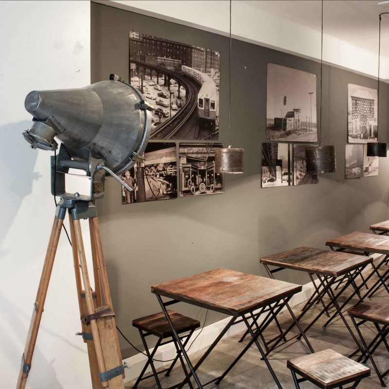 Small Folding Bistro Table – Reclaimed Wood | Industrial Style Smithers Reclaimed Wood Dining Tables £290.00 Dining Room Recl...