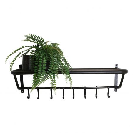 Industrial Train Coat Rack Smithers Coat Hooks & Racks £124.00 Hallway Reclaimed Wood Iron product_features