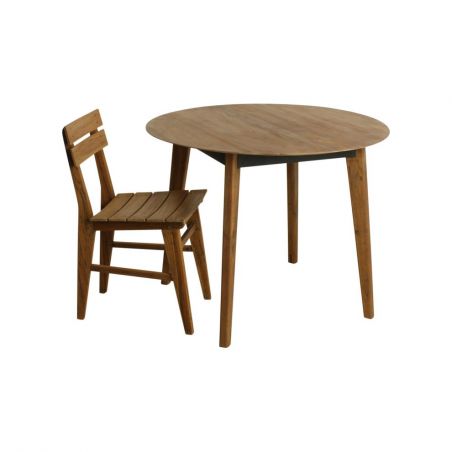 Visage Designer Dining Table Smithers Industrial Furniture &pound;1,568.00 Dining Room Teak Wood Recycled Steel product_features