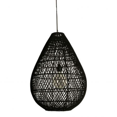 Large Black Rattan Pendant Light Lighting &pound;272.00 Wicker product_features