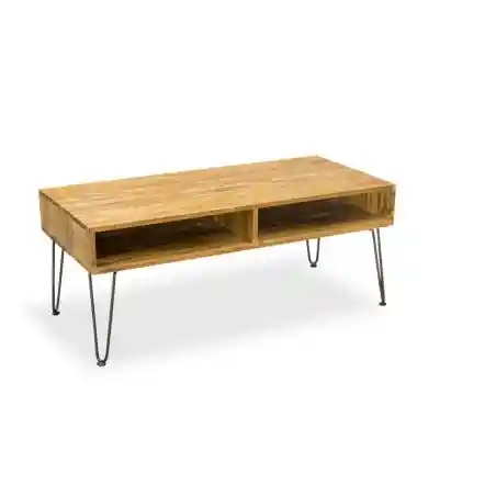 Hairpin Leg Coffee Table Smithers Industrial Furniture &pound;390.00 Mango Wood Iron product_features