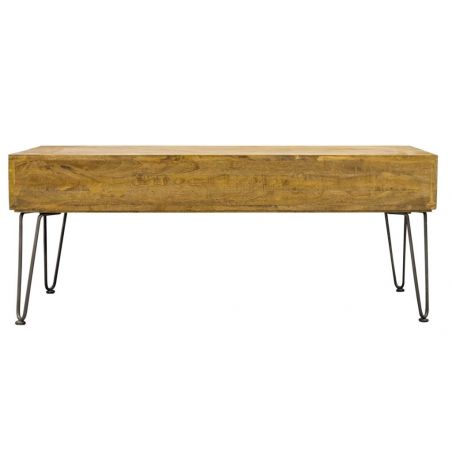 Hairpin Leg Coffee Table Smithers Industrial Furniture &pound;390.00 Mango Wood Iron product_features