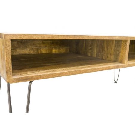 Hairpin Leg Coffee Table Smithers Industrial Furniture &pound;390.00 Mango Wood Iron product_features
