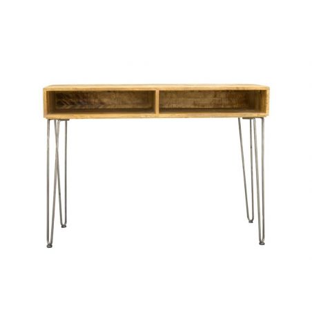 Hairpin Console Table Smithers Industrial Furniture &pound;400.00 Mango Wood Iron product_features