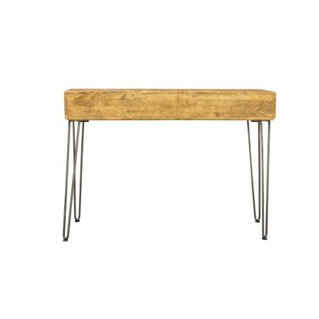 Hairpin Console Table Smithers Industrial Furniture &pound;400.00 Mango Wood Iron product_features