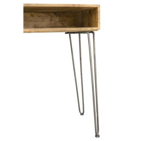 Hairpin Console Table Smithers Industrial Furniture &pound;400.00 Mango Wood Iron product_features