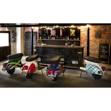 Vespa Scooter Bar Stool Smithers Used, Abused, & Reused £2,250.00      product_features