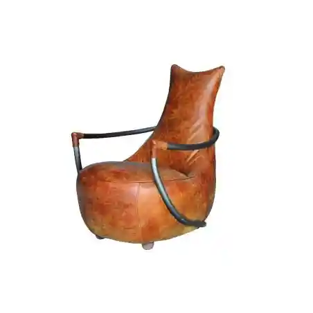 Aviator Leather Snug Chair Smithers Sofas and Armchairs &pound;999.00 All Rooms Steel product_features