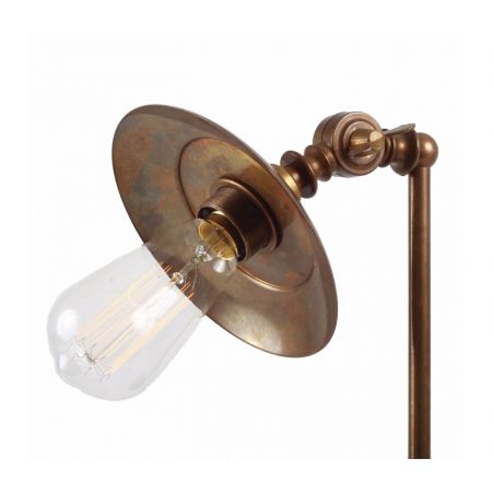 AL Capone Table Lamp Smithers Lighting £307.00 All Rooms Spun Brass product_features