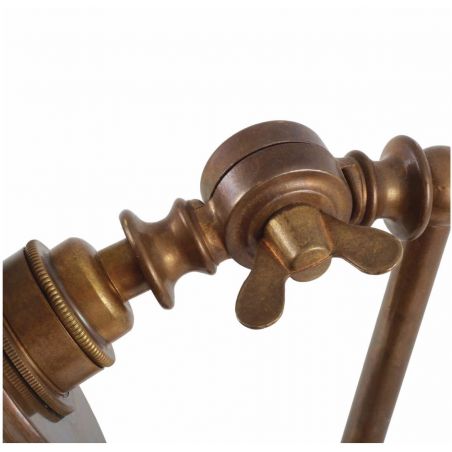 AL Capone Table Lamp Smithers Lighting £307.00 All Rooms Spun Brass product_features