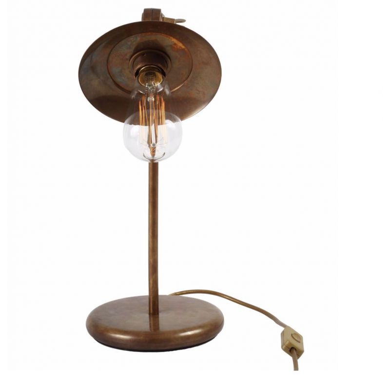AL Capone Table Lamp Smithers Lighting £307.00 All Rooms Spun Brass product_features