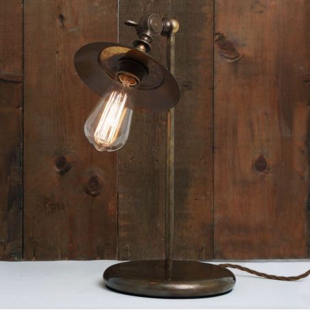 AL Capone Table Lamp Smithers Lighting £307.00 All Rooms Spun Brass product_features