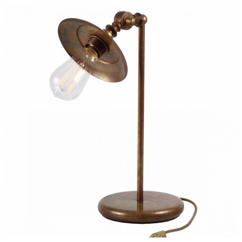 AL Capone Table Lamp Smithers Lighting £307.00 All Rooms Spun Brass product_features