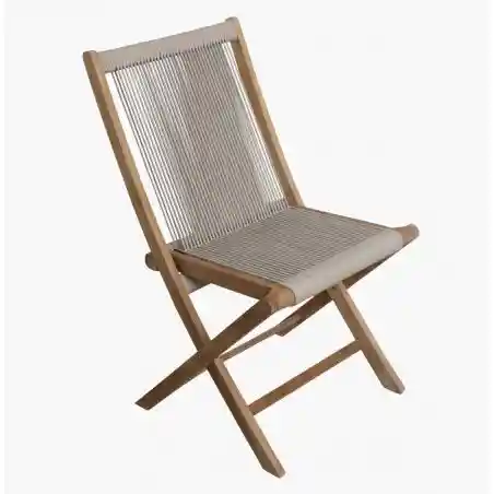 Rope Folding Chair Chairs &pound;229.00 All Rooms Teak Wood product_features