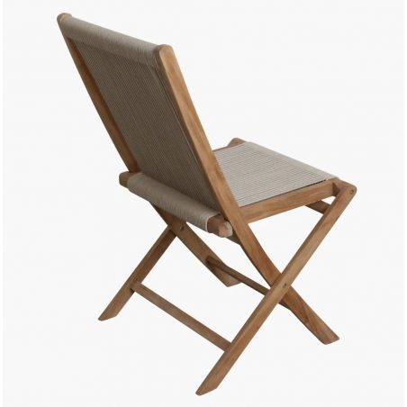 Rope Folding Chair Chairs &pound;229.00 All Rooms Teak Wood product_features