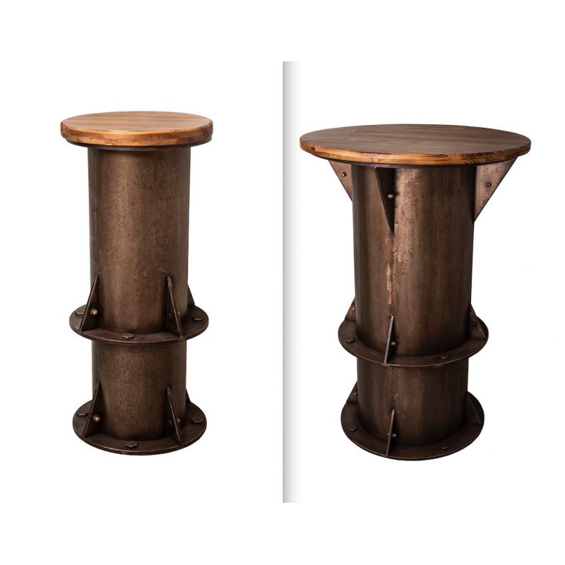 Starboard Nautical Bar Table And Stools Bar Stools £472.00 Bar Hardwood Steel product_features