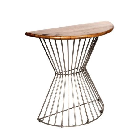 Half Round Console Table Smithers Hallway &pound;367.00 Mango Wood Iron product_features