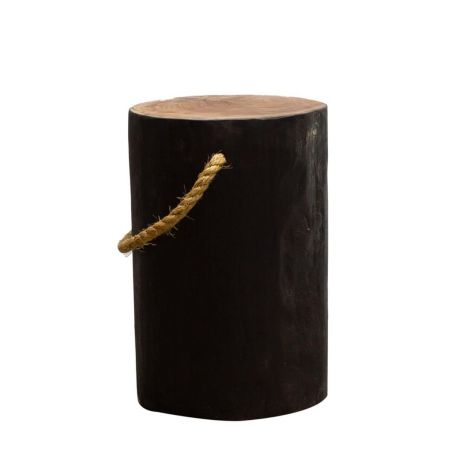 Tree Stump Cube Stool Smithers Designer Furniture £142.00 Teak Wood product_features