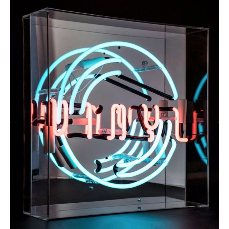Luxury Vinyl Neon Light Sign – Retro DJ Decor in Pink & Blue Smithers Gifts £159.00      product_features
