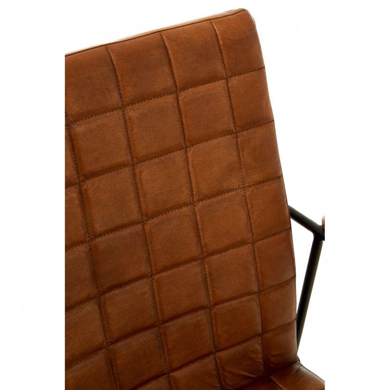 Weave Leather Chair Smithers Industrial Furniture £376.00 Steel product_features