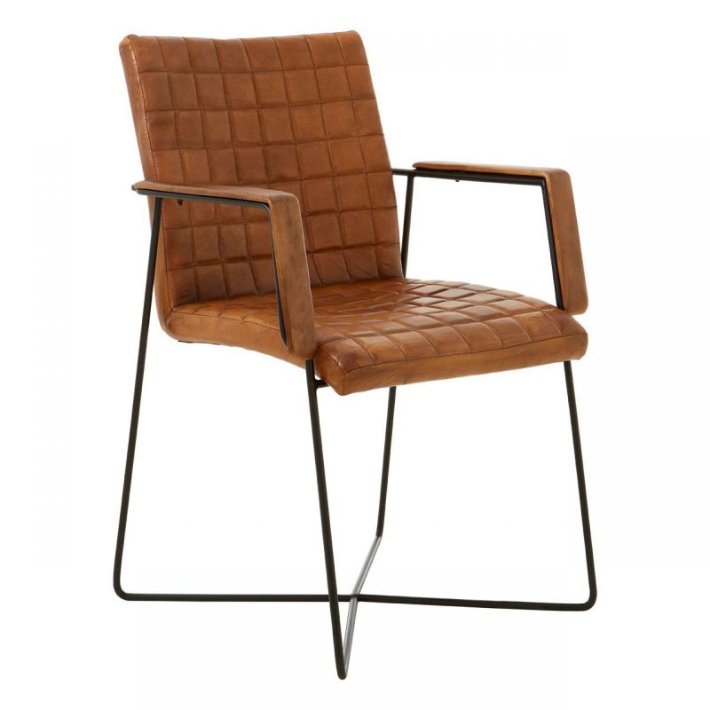 Weave Leather Chair Smithers Industrial Furniture £376.00 Steel product_features
