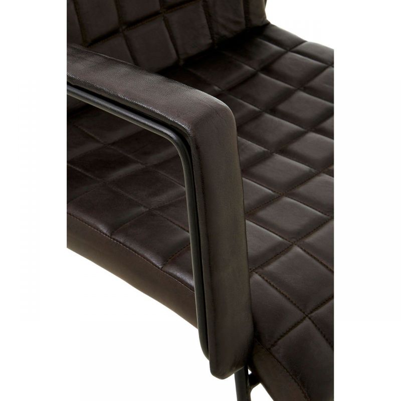 Weave Leather Chair Smithers Industrial Furniture £376.00 Steel product_features