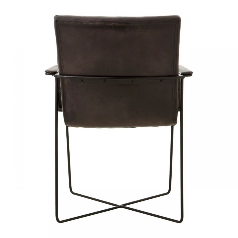 Weave Leather Chair Smithers Industrial Furniture £376.00 Steel product_features