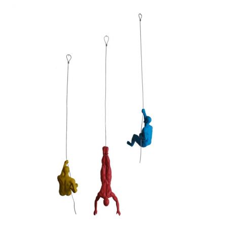 Coloured Climbing Men Wall Art Sculpture Smithers Retro Ornaments £76.00      product_features