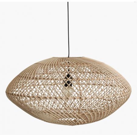 Scandinavian Rattan Pendant Light Shade Smithers Lighting £243.00 Wicker product_features