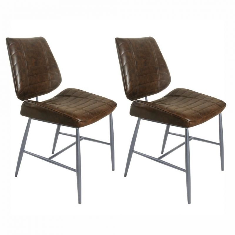 Vegan Leather Dining Chair Smithers Chairs £440.00 All Rooms Steel product_features