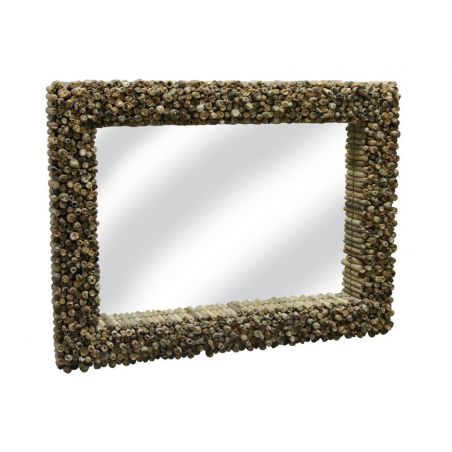 Luxury Driftwood Mirror | Rustic Coastal Decor | Smithers UK Smithers Garden £300.00 Bathroom Reclaimed Wood product_features