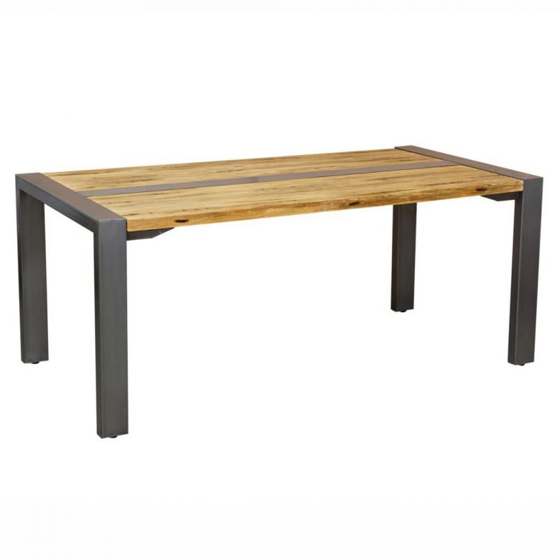 Forge Dining Table Smithers Dining Room £1,069.00 Kitchen Diner Mango Wood Steel product_features
