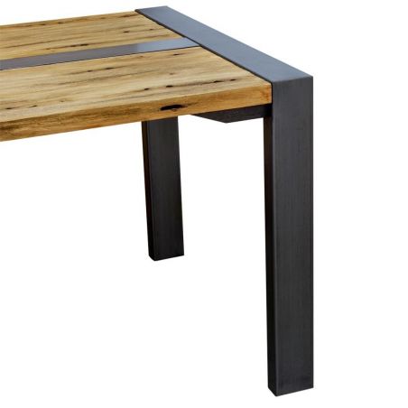 Forge Dining Table Smithers Dining Room £1,069.00 Kitchen Diner Mango Wood Steel product_features