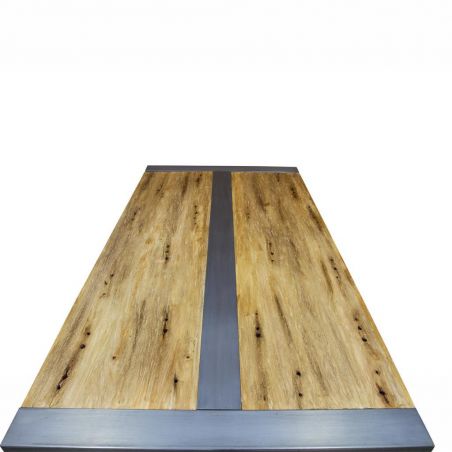 Forge Dining Table Smithers Dining Room £1,069.00 Kitchen Diner Mango Wood Steel product_features