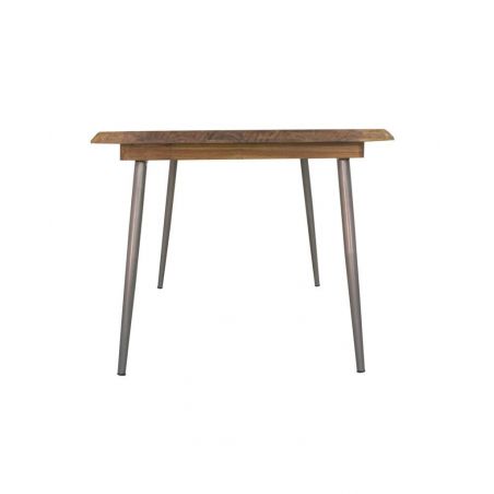 Edge Dining Table Smithers Dining Room £801.00 Kitchen Diner Teak Wood Steel product_features