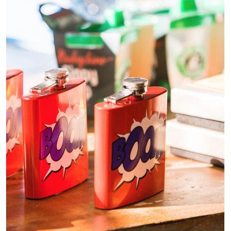 Comic Book Boom Hipflask Personal Accessories &pound;17.00 product_features