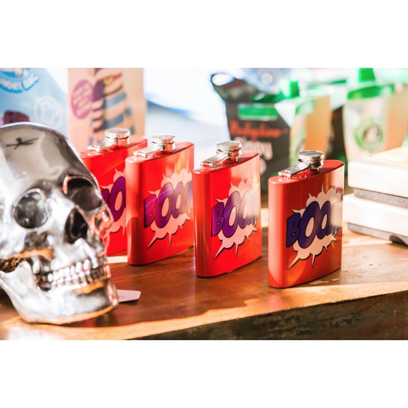 Comic Book Boom Hipflask  Personal Accessories £17.00      product_features