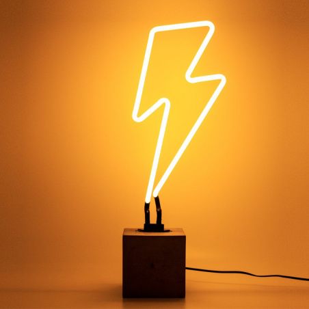 Neon Lightning Bolt Sign – Retro Ziggy Stardust Light for Music Studio Studio  Lighting £89.00      product_features