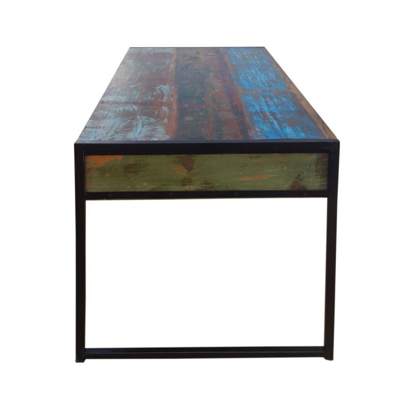 Miami Industrial Desk Smithers Office £1,421.00 Office Reclaimed Boat Wood Steel product_features
