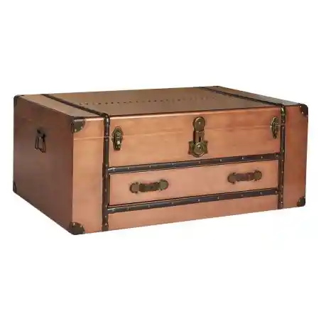 Hawker Copper Storage Trunk Coffee Table Smithers Trunk Chests £540.00 All Rooms MDF Aluminium product_features