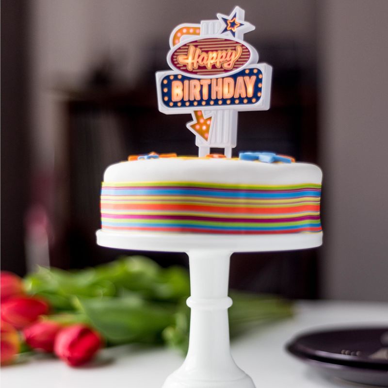 Light Up Flashing Cake Toppers – Retro Party Decoration and Gift Ideas  Gifts £10.00      product_features